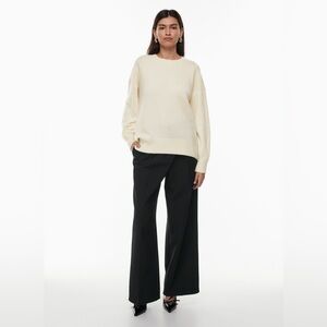 Babaton Luxe Cashmere Toba Sweater in Total Eclipse Size 2XS